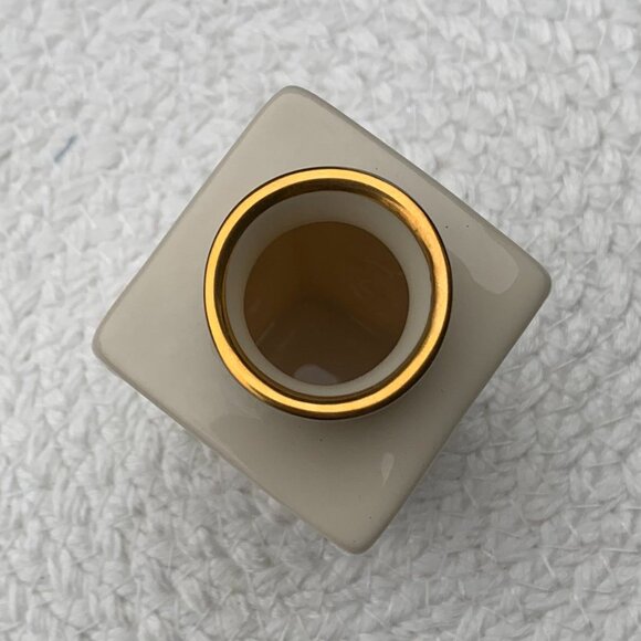 Vtg 80s LENOX Mini Iris Vase - Picture 5 of 10